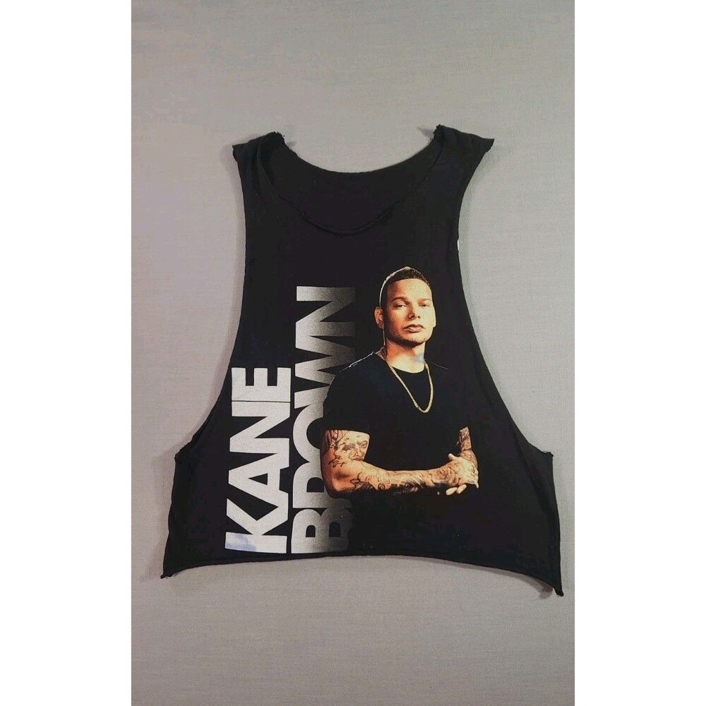 Kane Brown Crop Top Graphic Country Concert Tank Size S